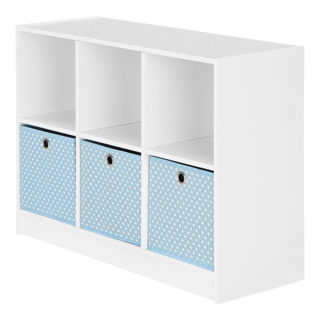 Anjay 59.9cm H x 80.3cm W Cube Bookcase