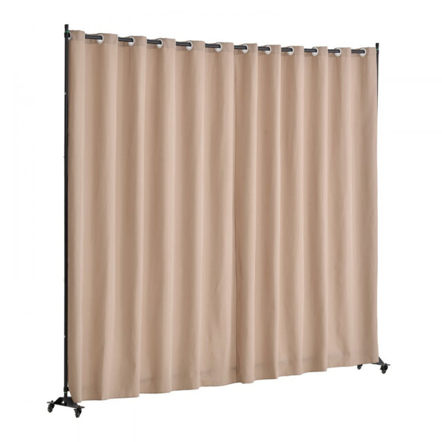308.6cm W x 245.6cm H Metal Single Panel Room Divider