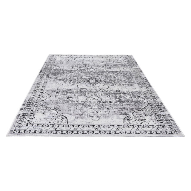 Orelia Machine Woven Silver Rug