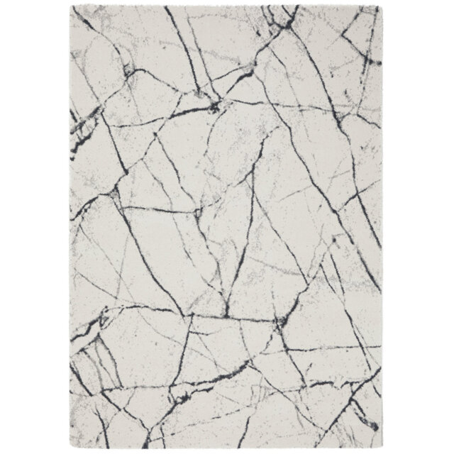Heider Marble Print Grey/Cream Rug