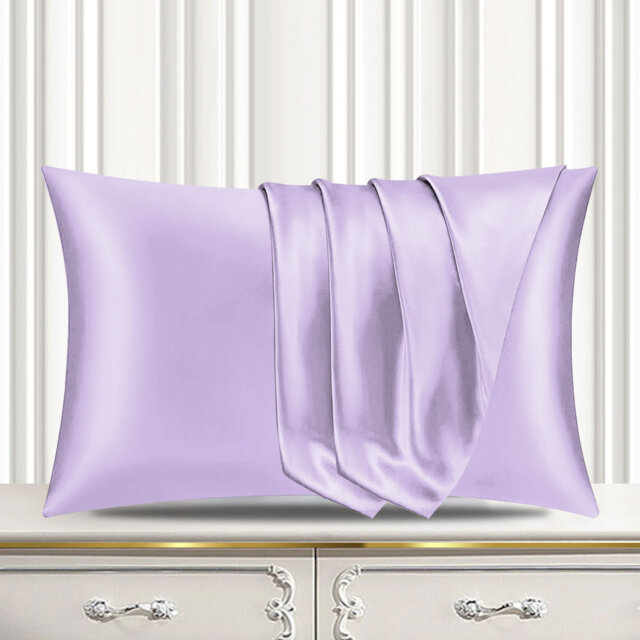 Satin Silk Pillow Cases Pack of 4 Super Soft Smooth Pillow Covers Breathable Hypoallergenic Envelope Closure