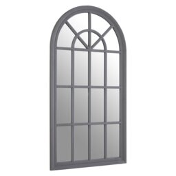 Marrero Solid Wood Concave Wall Mirror