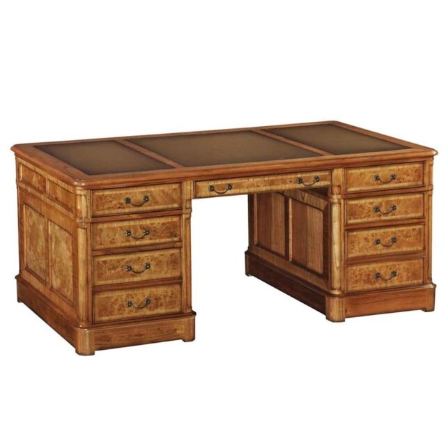 Alaba Solid Wood Base Executive Desk