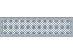 Emelye Vinyl Machine Printed Area Rug