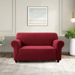 Spandex Stretch Sofa Cover - Jacquard Pattern Sofa Slipcover & Furniture Protector
