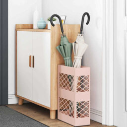 Umbrella Stand With Storage 28 X 12 X 41 Cm Steel