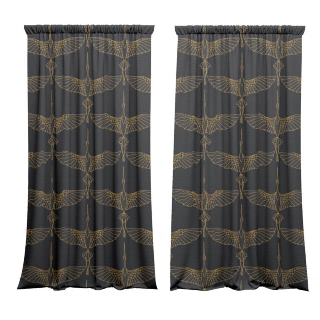 Didzis Velvet Blackout Curtain Panel Pair