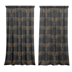 Didzis Velvet Blackout Curtain Panel Pair