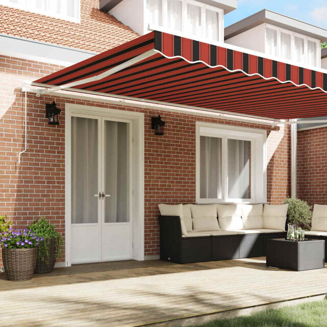 Brayden Studio 500cm W x 300cm D Polyester Cover Retractable Door / Window Awning