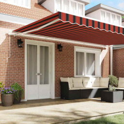 Brayden Studio 500cm W x 300cm D Polyester Cover Retractable Door / Window Awning