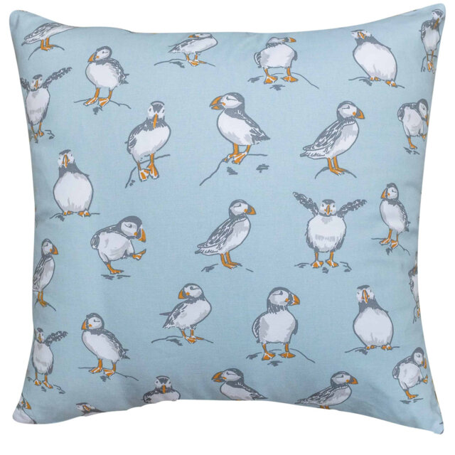Animal Print Blue Cushion