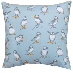 Animal Print Blue Cushion