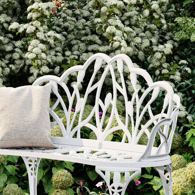 East Waterboro Metal Outdoor Bench