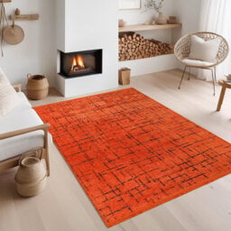 Non Slip Area Rug Low Pile Bedroom Rugs Machine Washable Floor Mat Living Room Carpet - NT0201