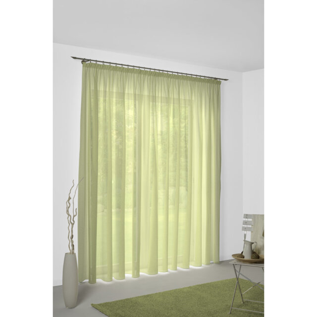 Sunday 82% Polyester And 18% Cotton Semi Sheer Curtain Single Panel