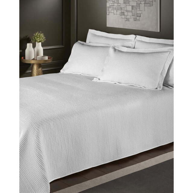 John Cotton Blend Solid Colour Bedspread