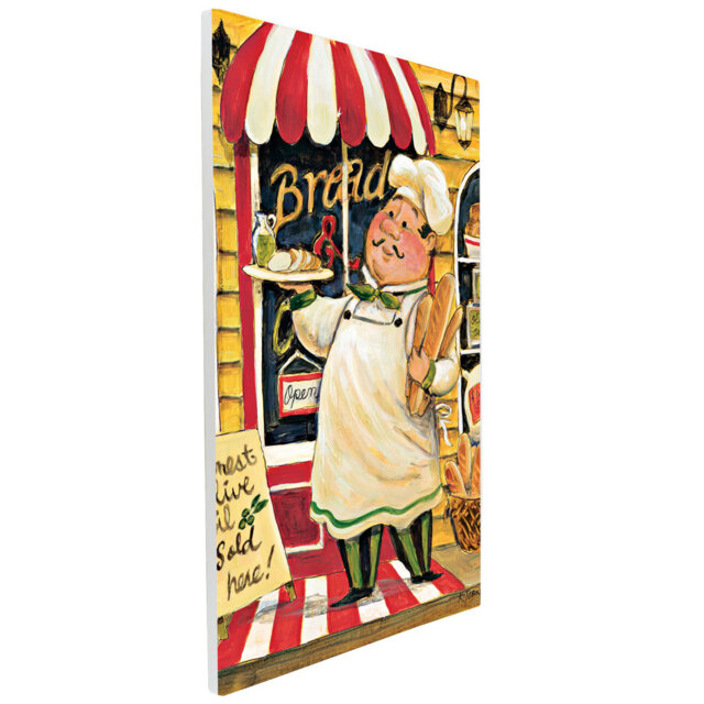 K TOBIN Traditional Food & Beverage Wall Decor on Ceramic