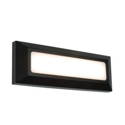Penistone Black No Power Source Required / Manual Integrated LED Deck Light
