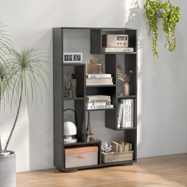 120cm H x 70cm W Geometric Bookcase