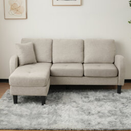 3 Seater Cotton Blend Sofa