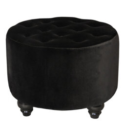 Glamour 55cm Wide Tufted Round Cocktail Ottoman