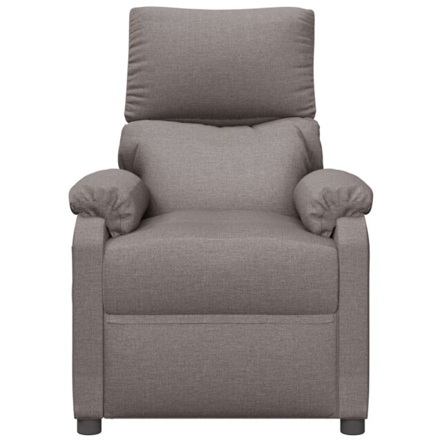 Recliner Chair Dark Green Fabric