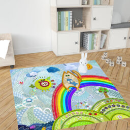 Machine Printed Area Rug