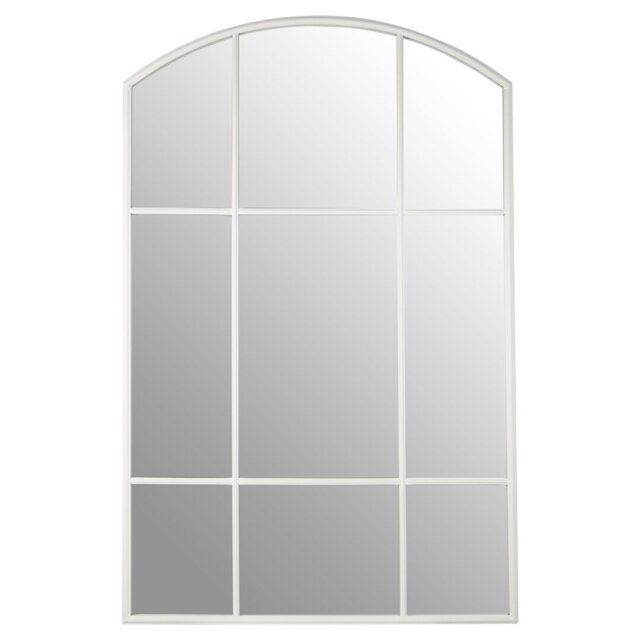 Hogansville Solid Wood Flat Wall Mirror