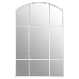 Hogansville Solid Wood Flat Wall Mirror