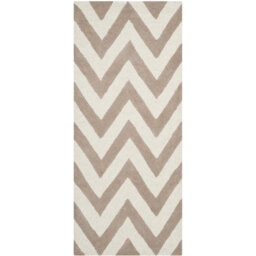 Sandiacre Handmade Tufted Wool Beige/Brown Rug