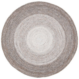 Round Mateo Solid Colour Hand Woven Indoor / Outdoor Area Rug