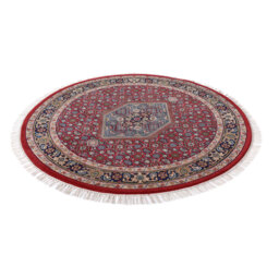 Hand-Knotted Indoor Brown/Red Rug