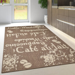 Non Slip Coffee Rug Flat Weave Kitchen Living Room Carpet