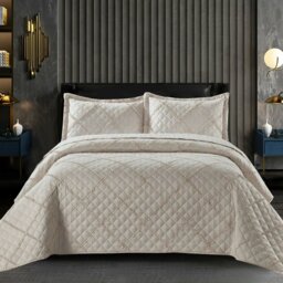 Fairdale Polyester Bedspread with Pillow Shams Included