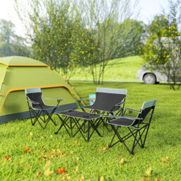 Rectangular 4 - Person 95Cm L Outdoor Portable Picnic Table Set