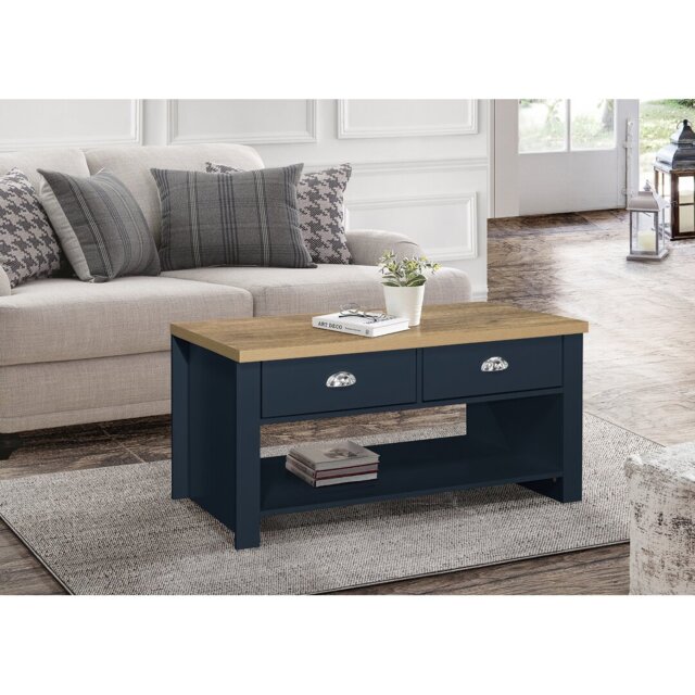 Napanoch Sled Coffee Table with Storage