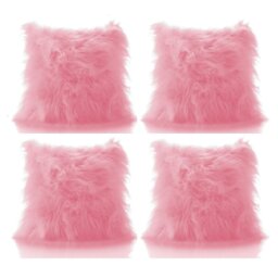Tom Jebediah Faux Mohair Cushion with Filler Pad