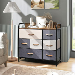 7 Fabric Drawer Bedroom Dresser Storage Organiser