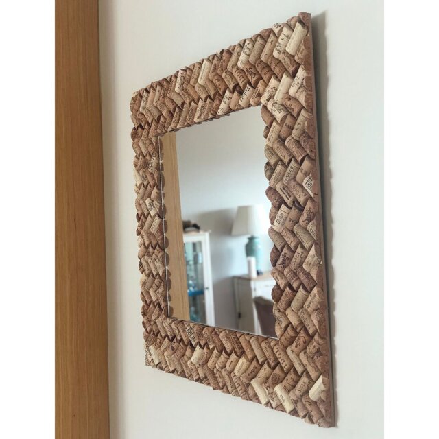 Dunston Wood Flat Wall Mirror