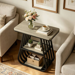 Pedestal End Table