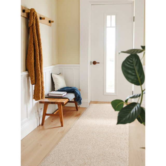 Rocco flat-woven rug by ELLE Decoration - machine washable, wool look, modern, Scandinavian style for living room, bedroom, dining room, hallway