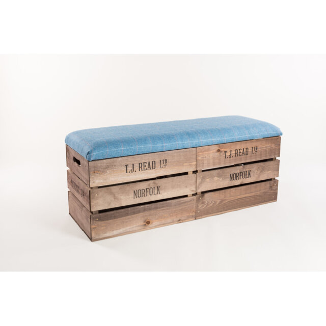 Alyson Wool Upholstered Storage Bench