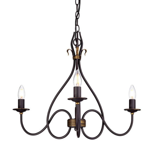 Bay City 3-Light Shaded Chandelier