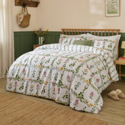 Olivia Cotton Floral Duvet Cover Set with Pillowcases Included