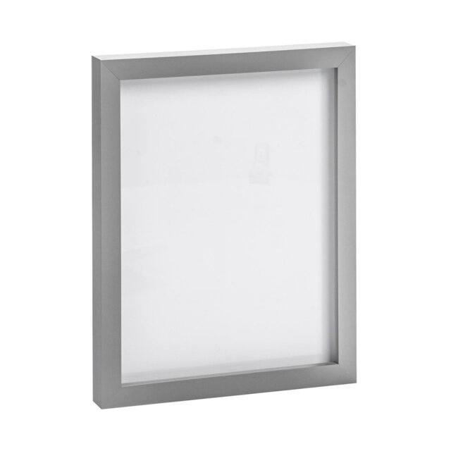 "Photo Frame - 8"" x 10"" - Grey - Acrylic"