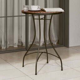 Annalea Round Metal Outdoor Bistro Table , 50cm cm W 50cm cm D