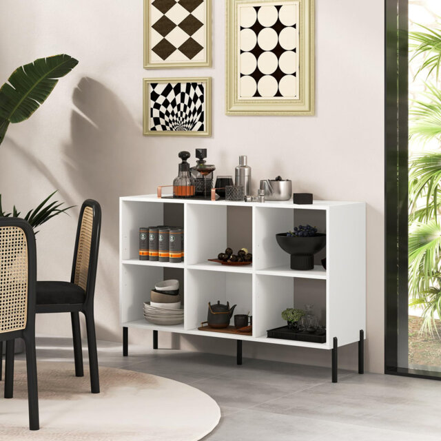 78cm H x 120cm W Cube Bookcase