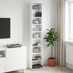 CD Cabinet Engineered Wood Indoor Media Storage Unit Rack Bedroom Home