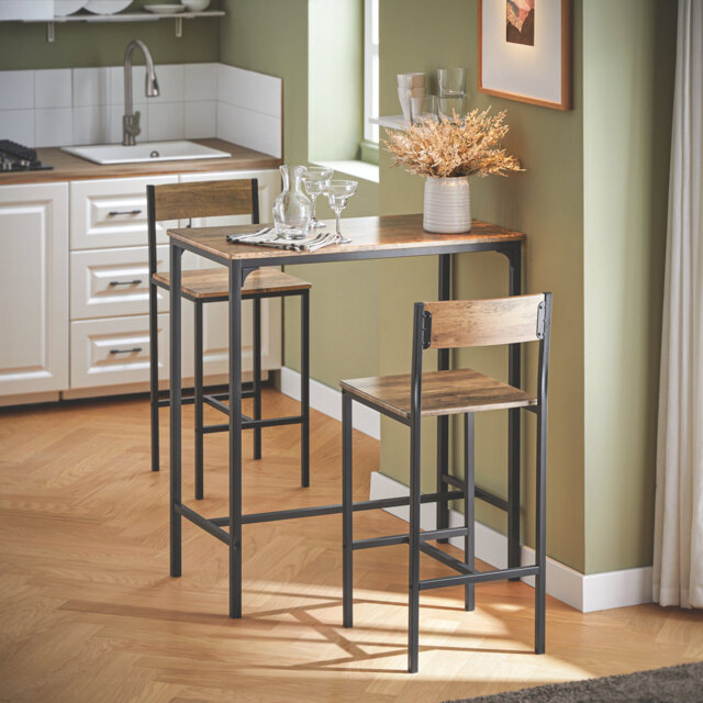 Beauman 89 cm Stainless Steel Bar Set Bar Cabinet