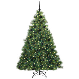 Artificial Christmas Tree with 300 LEDs  PE and PVC
